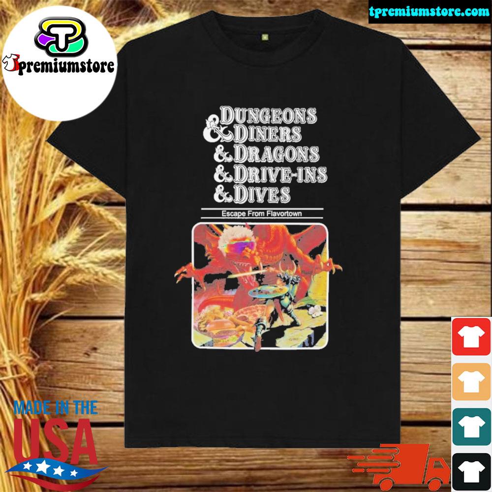 Official dungeons Diners Dragons Drive-Ins Dives Shirt