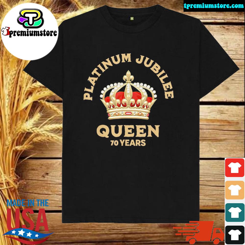 70th Anniversary British Queen Platinum Jubilee Crown Shirt