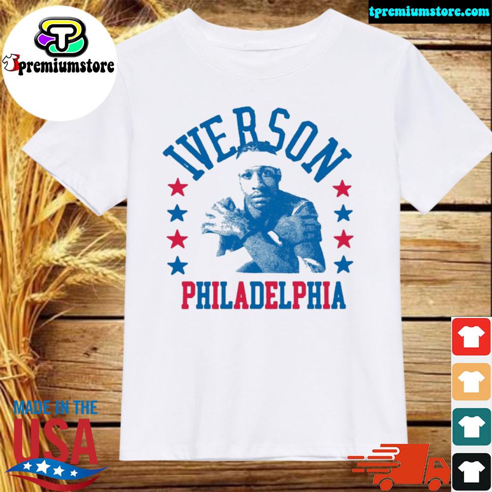 Official bradley Cooper Wearing Allen Iverson Philadelphia Shirt