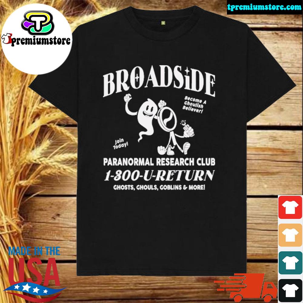 Official broadside halloween paranormal shirt