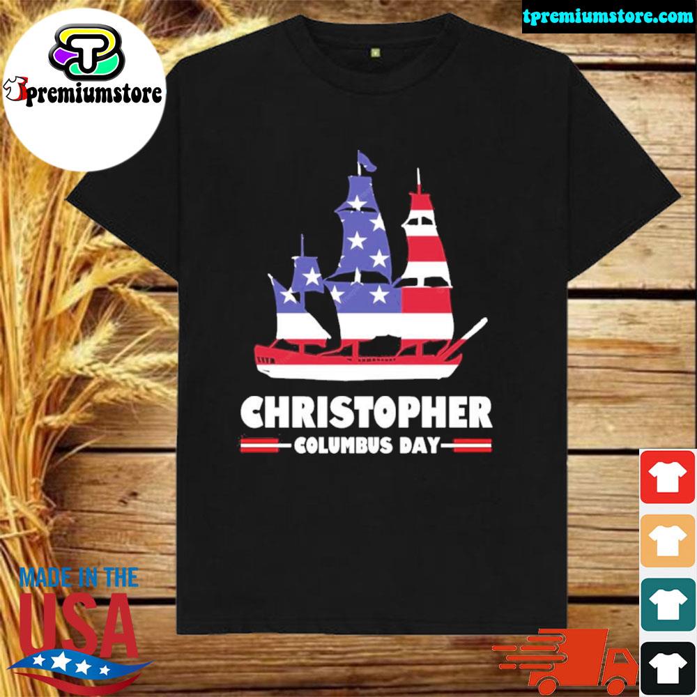 Official christopher columbus day shirt