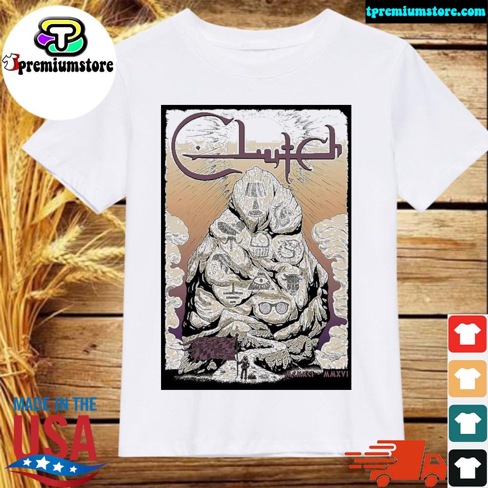 Official clutch 25th anniversary poster shirt