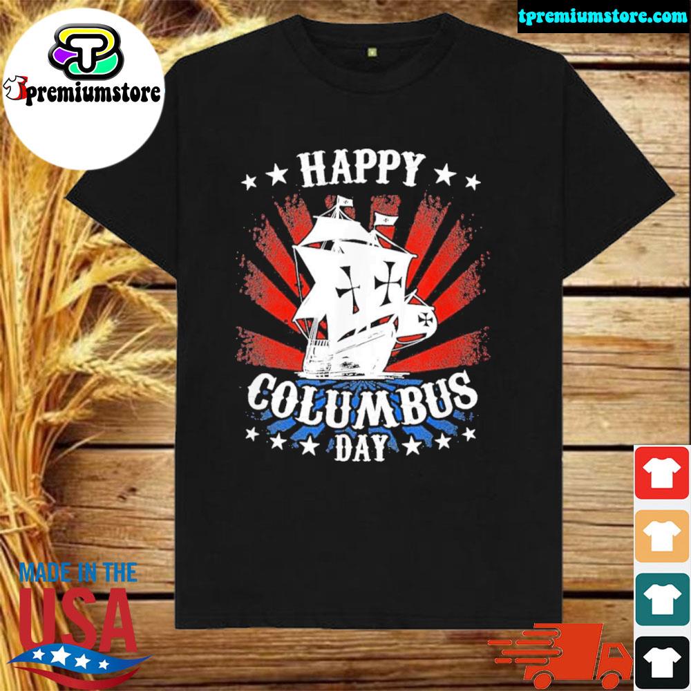 Official columbus day discovery explorer shirt