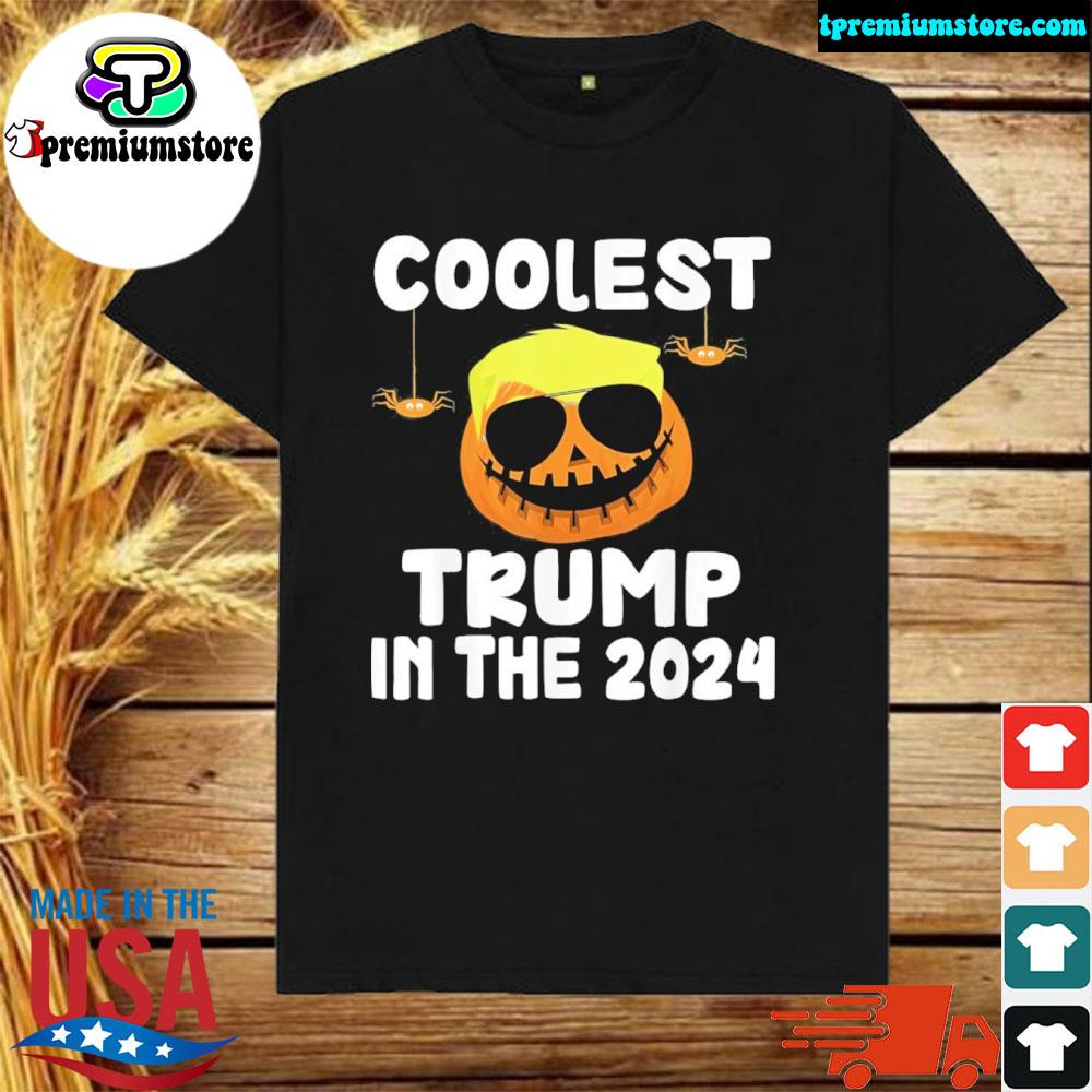 Official coolest Trump in the 2024 halloween Trump pumpkin shirt