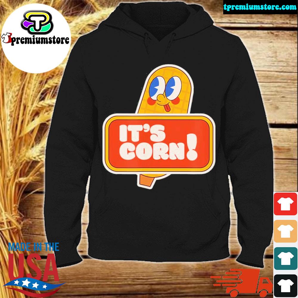 Official cute it's corn on the cob s hodie-black