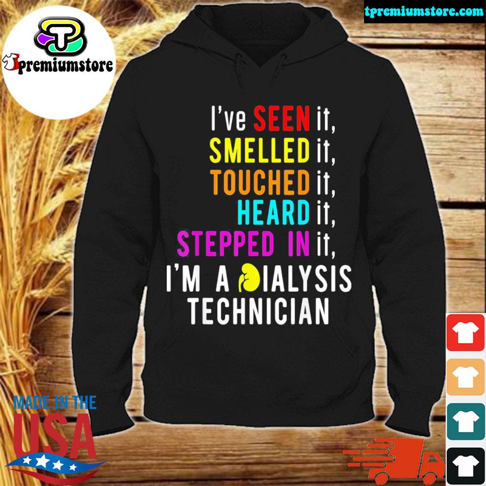 Official dialysis technician smelled touched nephrology tech s hodie-black