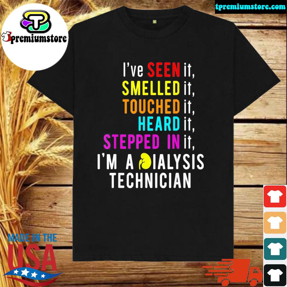 Official dialysis technician smelled touched nephrology tech shirt