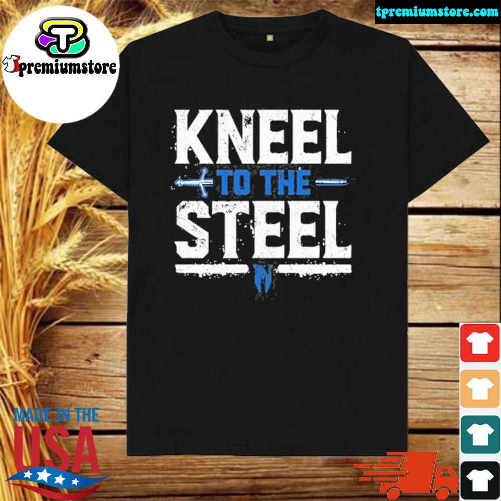 Official drew mcintyre kneel to the steel fanmade shirt