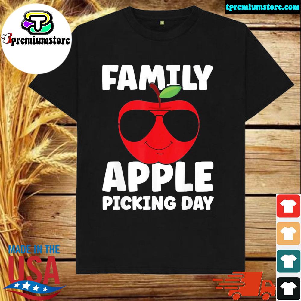 Official family apple picking day shirt