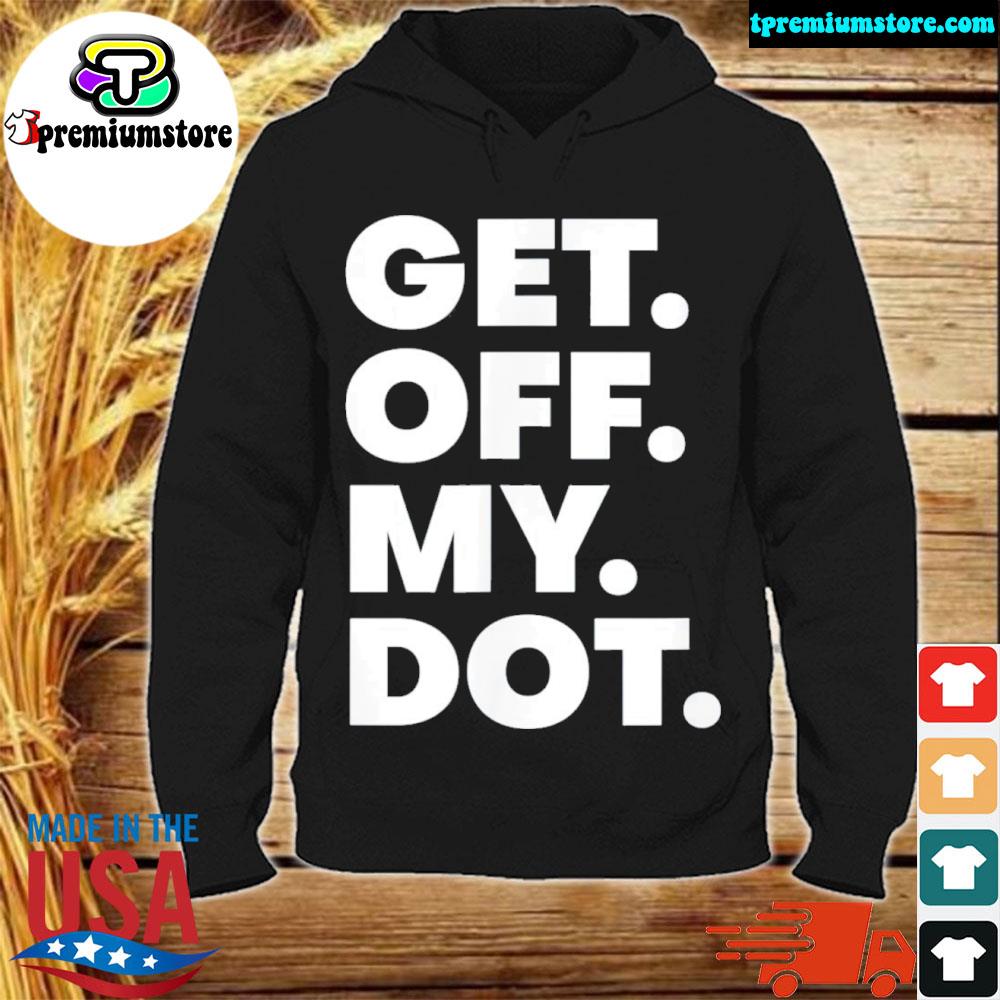 Official get off my dot marching band practice color guard gear s hodie-black