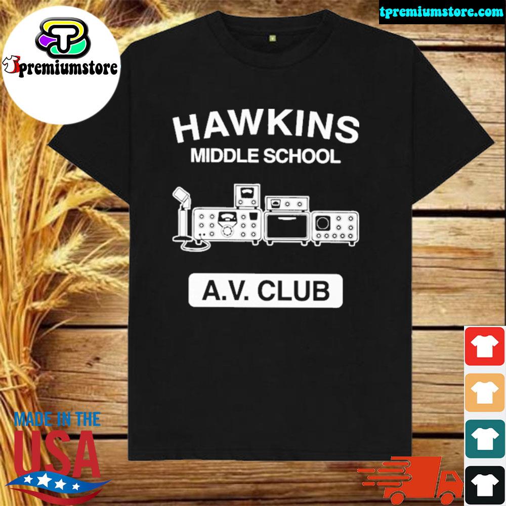Official hawkins Middle School Av Club ClaireMax Shirt