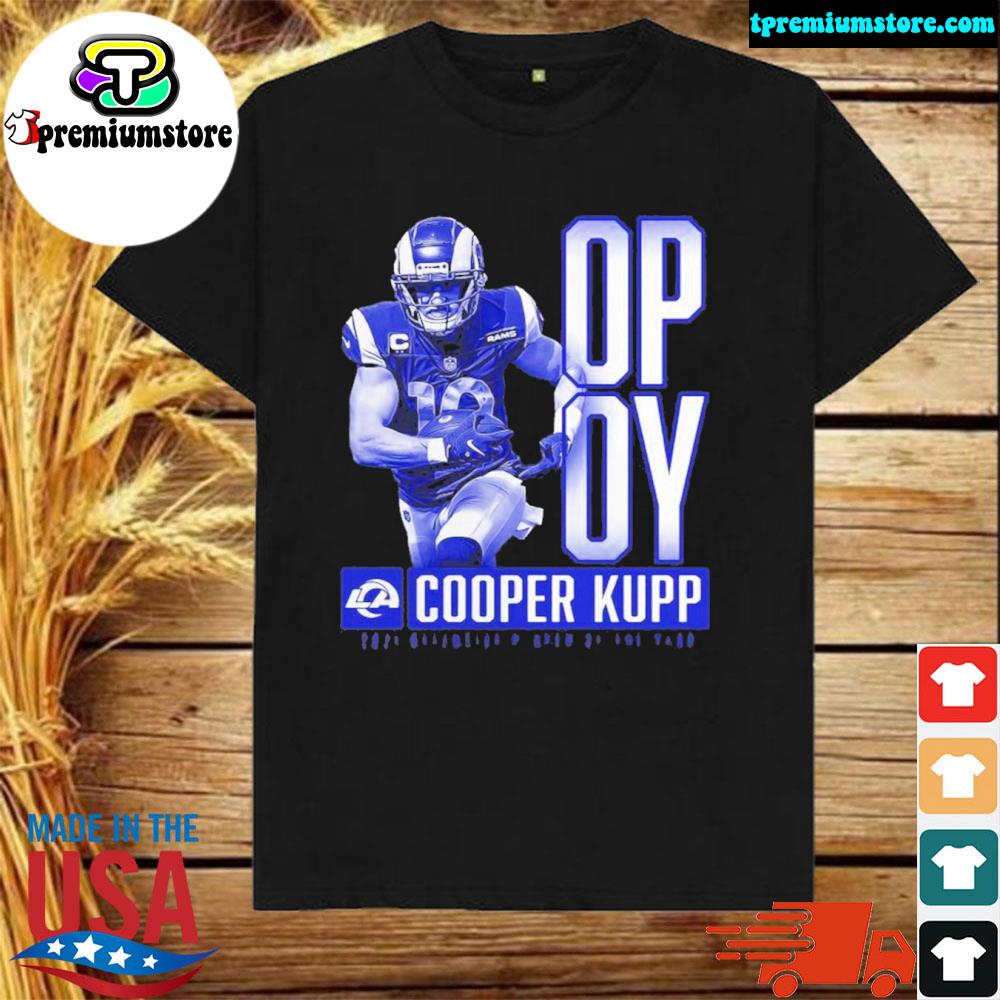 Official los angeles rams fanatics branded NFL offensive player of the year cooper kupp shirt