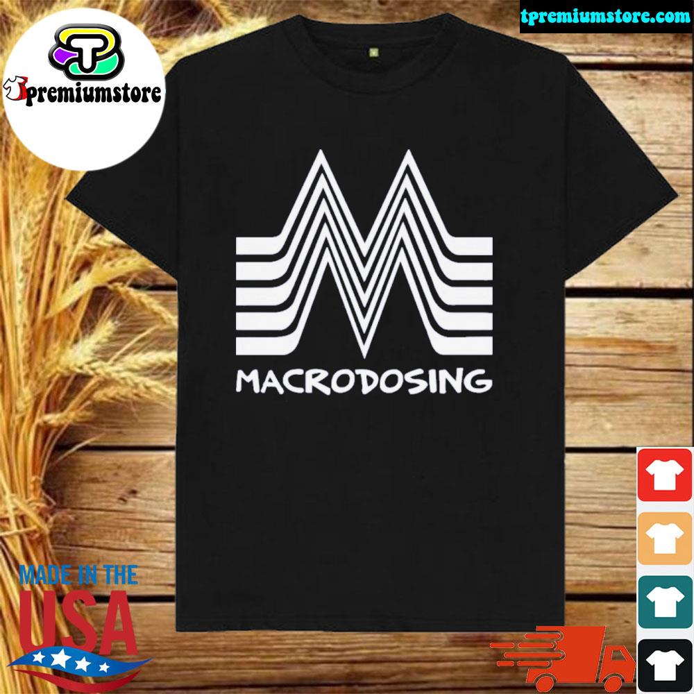 Official macrodosing retro logo shirt