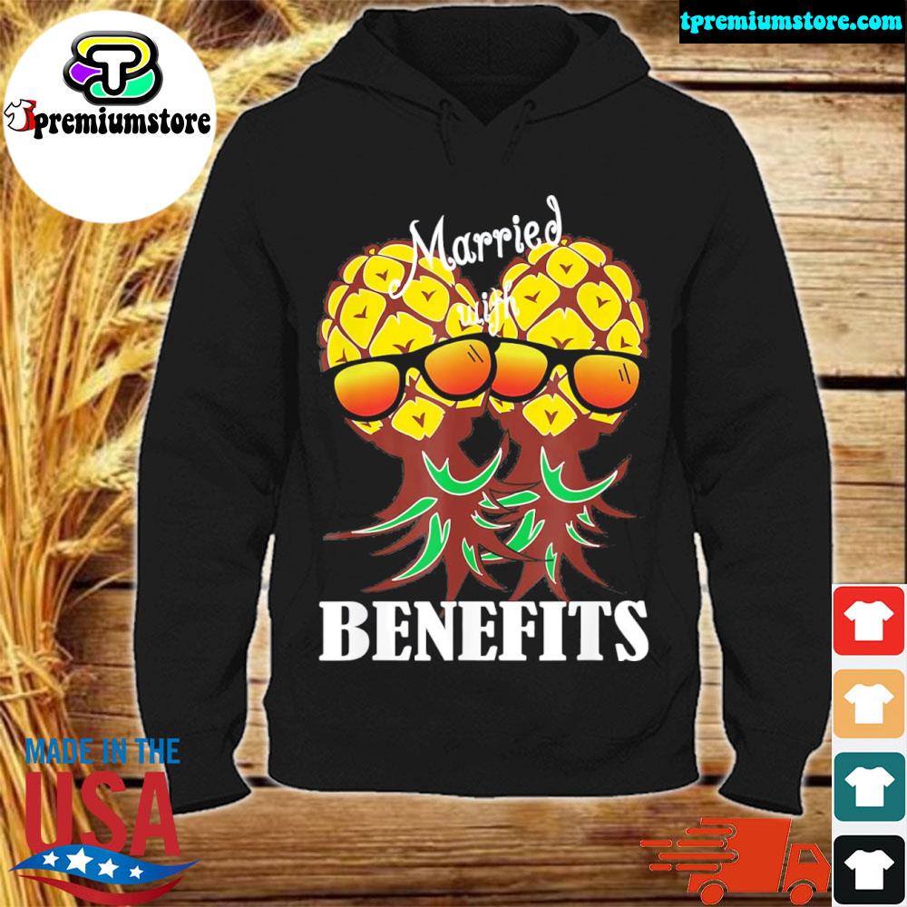 Official married with benefits hot wife swinging romantic couple s hodie-black