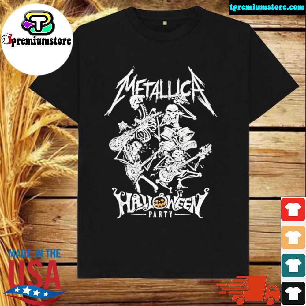 Official metallica halloween skeleton metallica halloween shirt