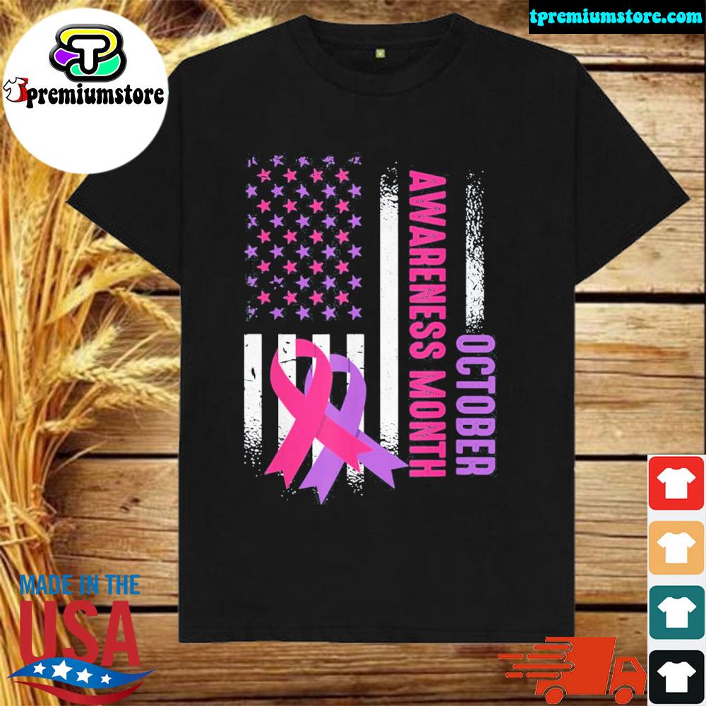 Official october breast cancer and domestic violence awareness month shirt