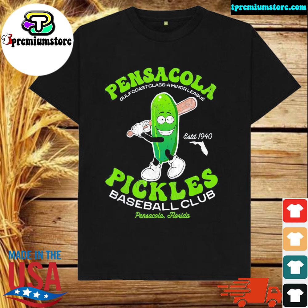 Official pensacola pickles minor league retro baseball team shirt