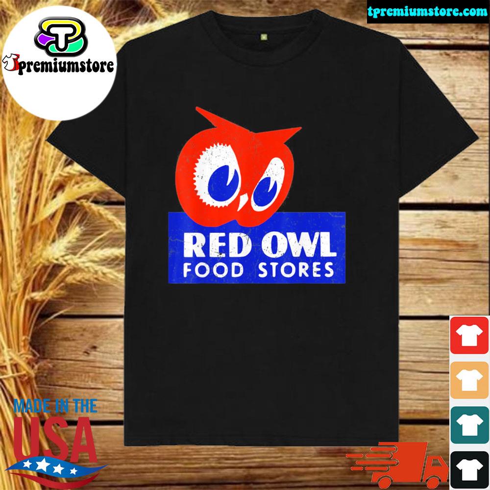 Official red owl groceries defunct grocery store shirt