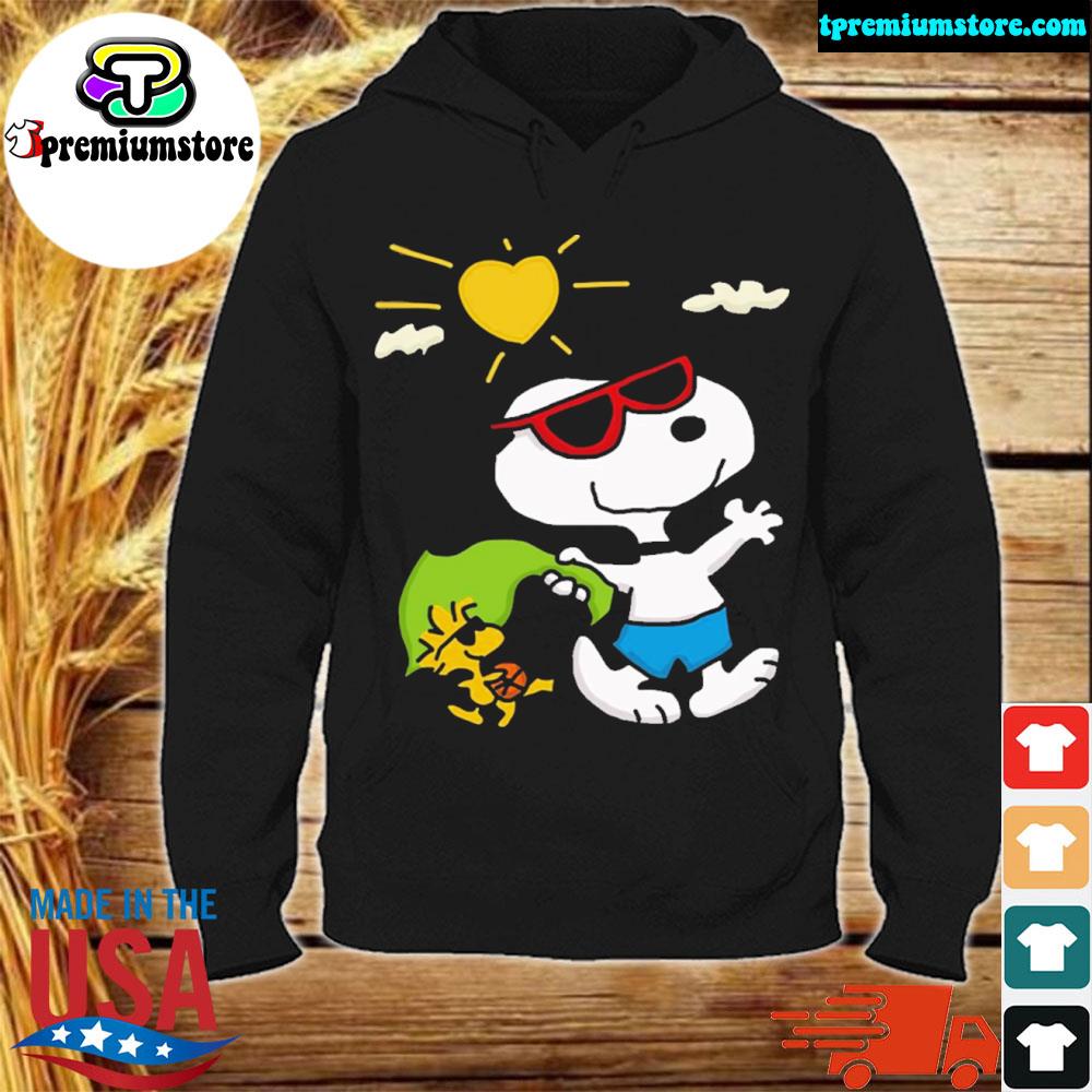 Official summer Snoopy Christmas Shirt hodie-black