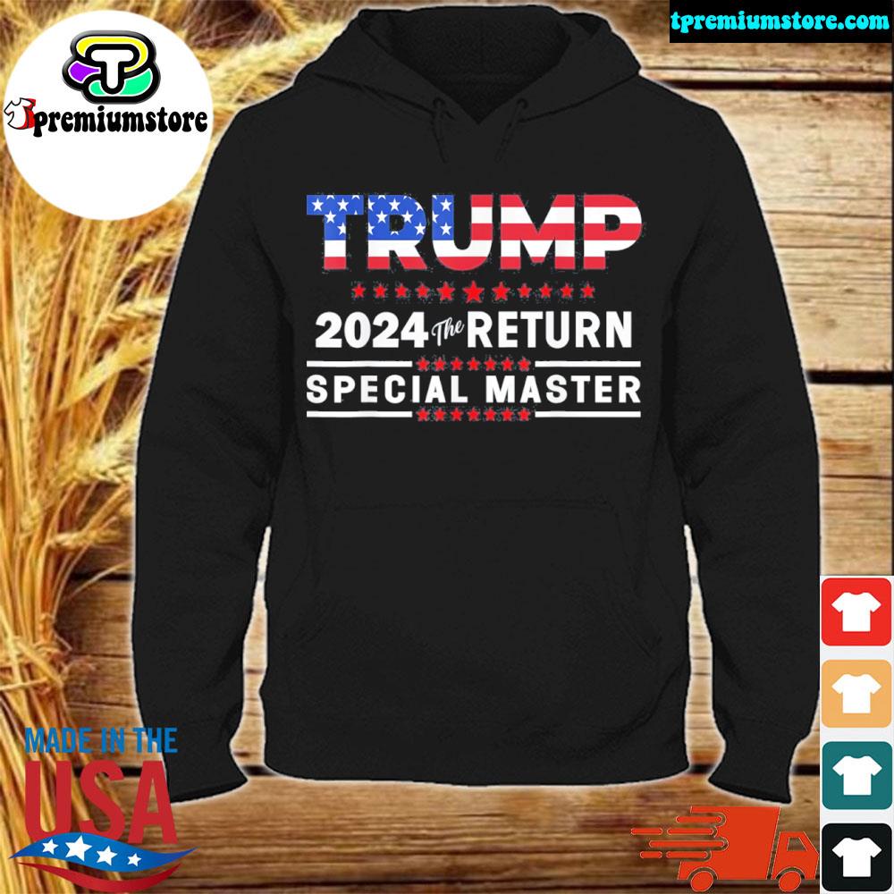Official trump special master 2024 election pro Trump maga us flag s hodie-black