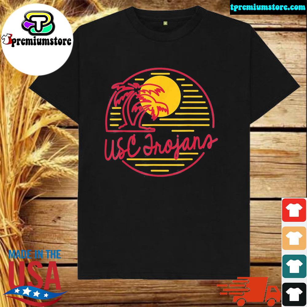 Official usc southern cal retro sun logo ly licensed shirt
