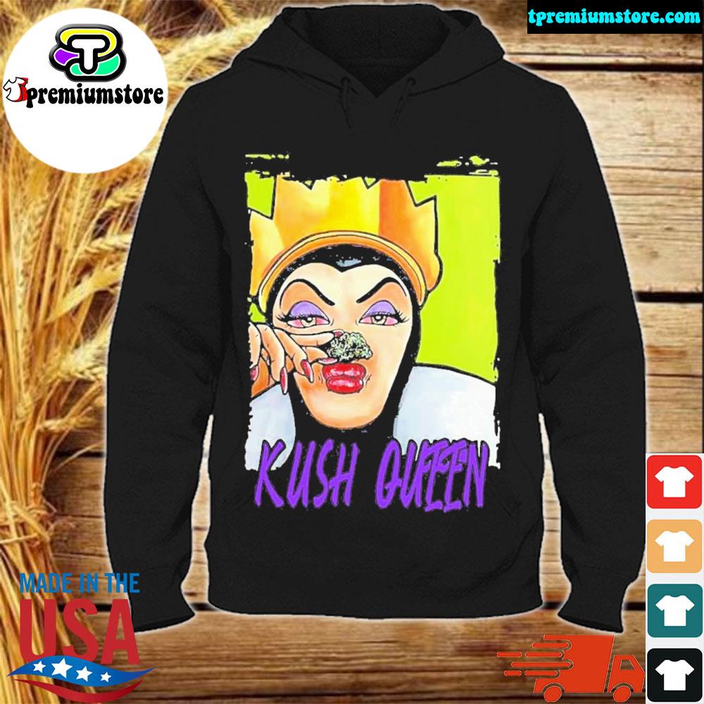 Official weed kush queen s hodie-black