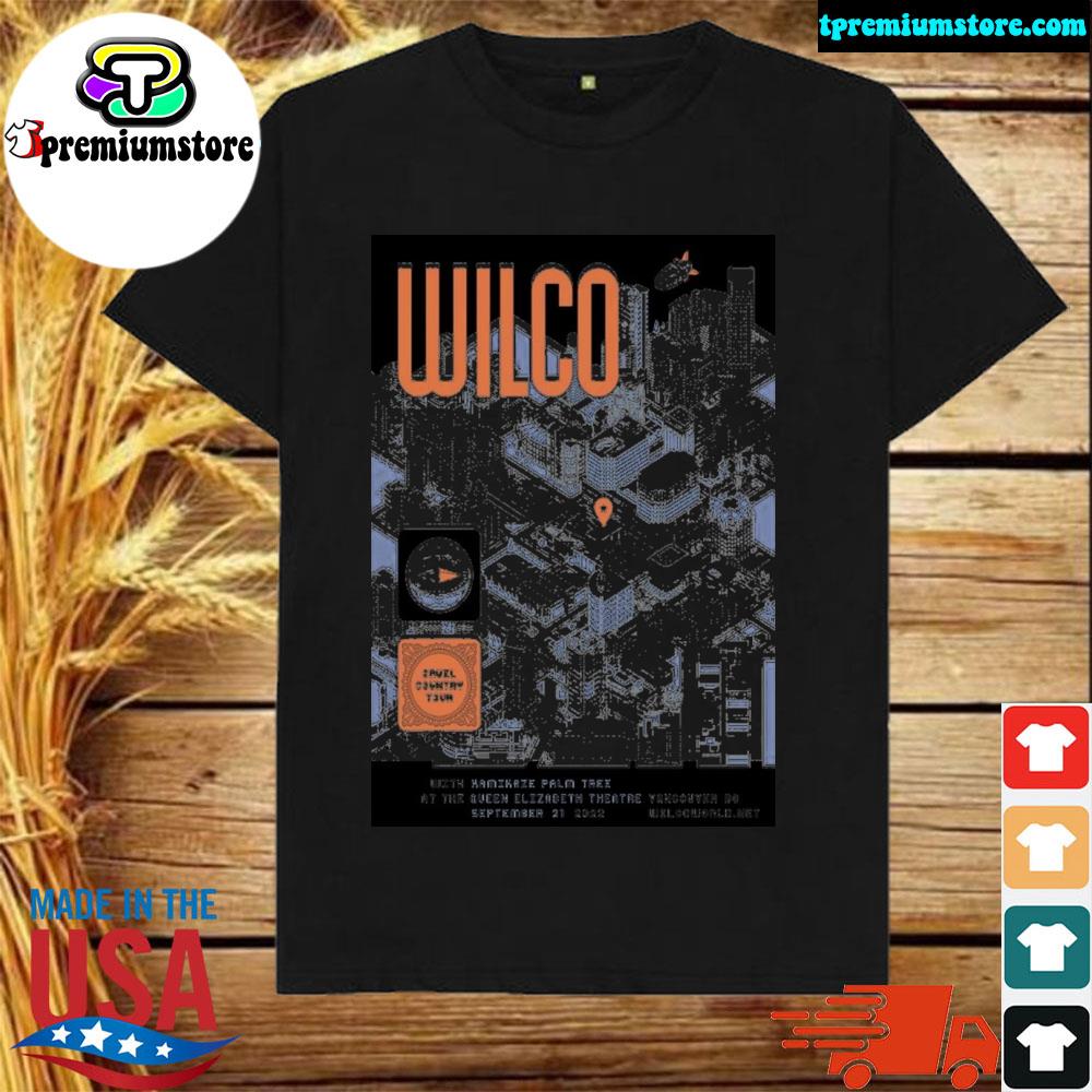 Official wilco queen elizabeth theatre 92122 vancouver bc poster shirt