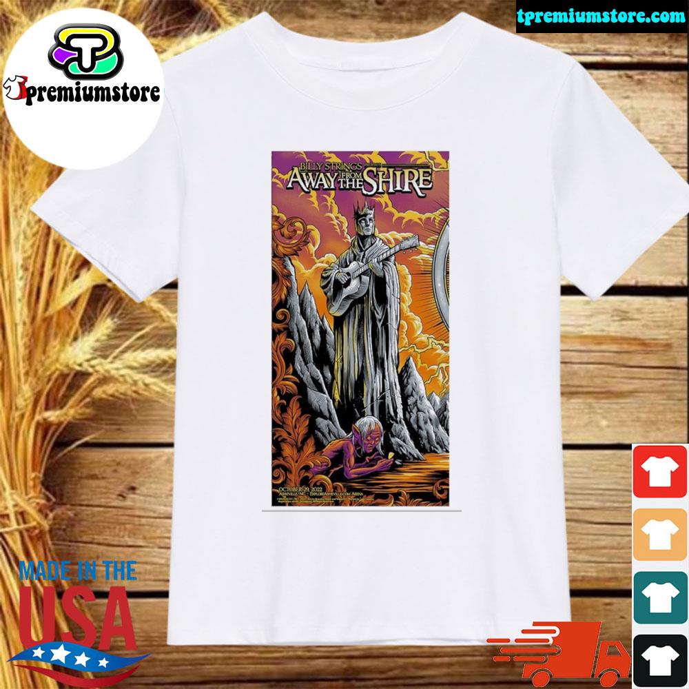 Official billy Strings Presents Away From The Shire ExploreAsheville.com Arena October 31 2022 shirt