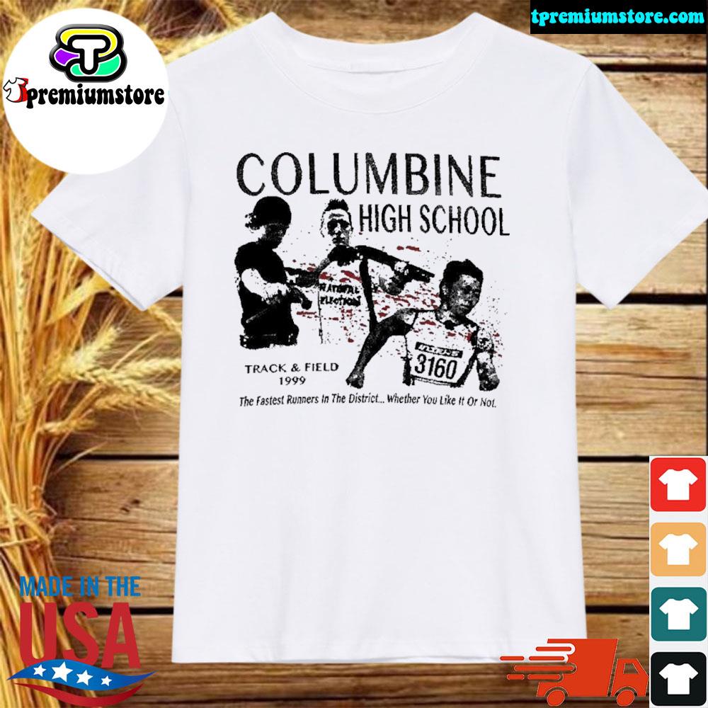 Official columbine high school 1999 track and field shirt