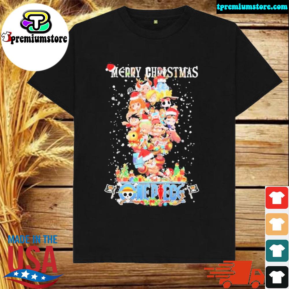 Official merry Christmas Santa One Piece Chibi Characters Sweatshirt