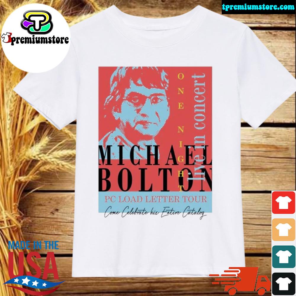 Official michael bolton in concert shirt