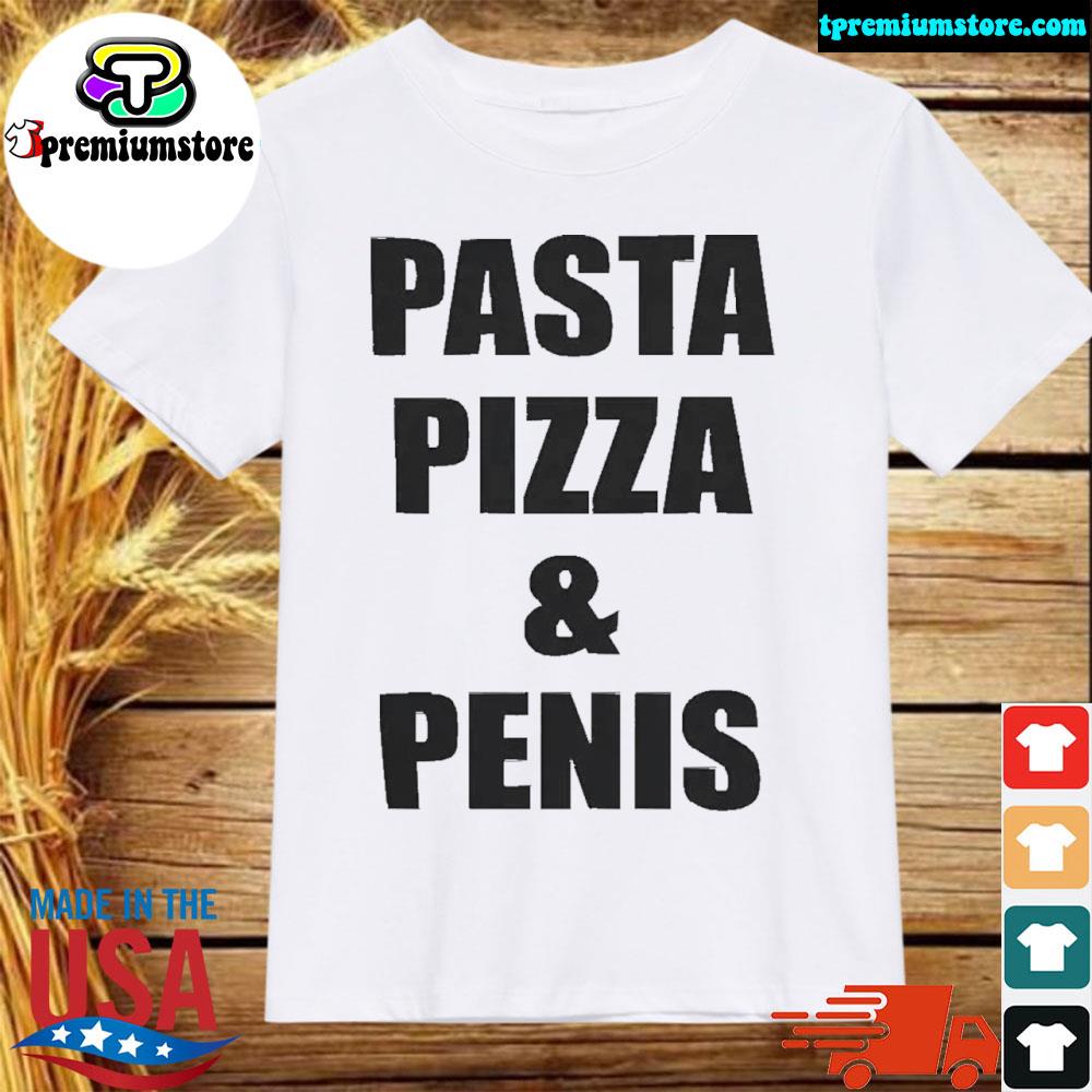 Official pasta pizza and penis zip up shirt
