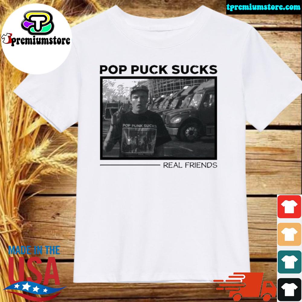 Official pop punk sucks real friends shirt