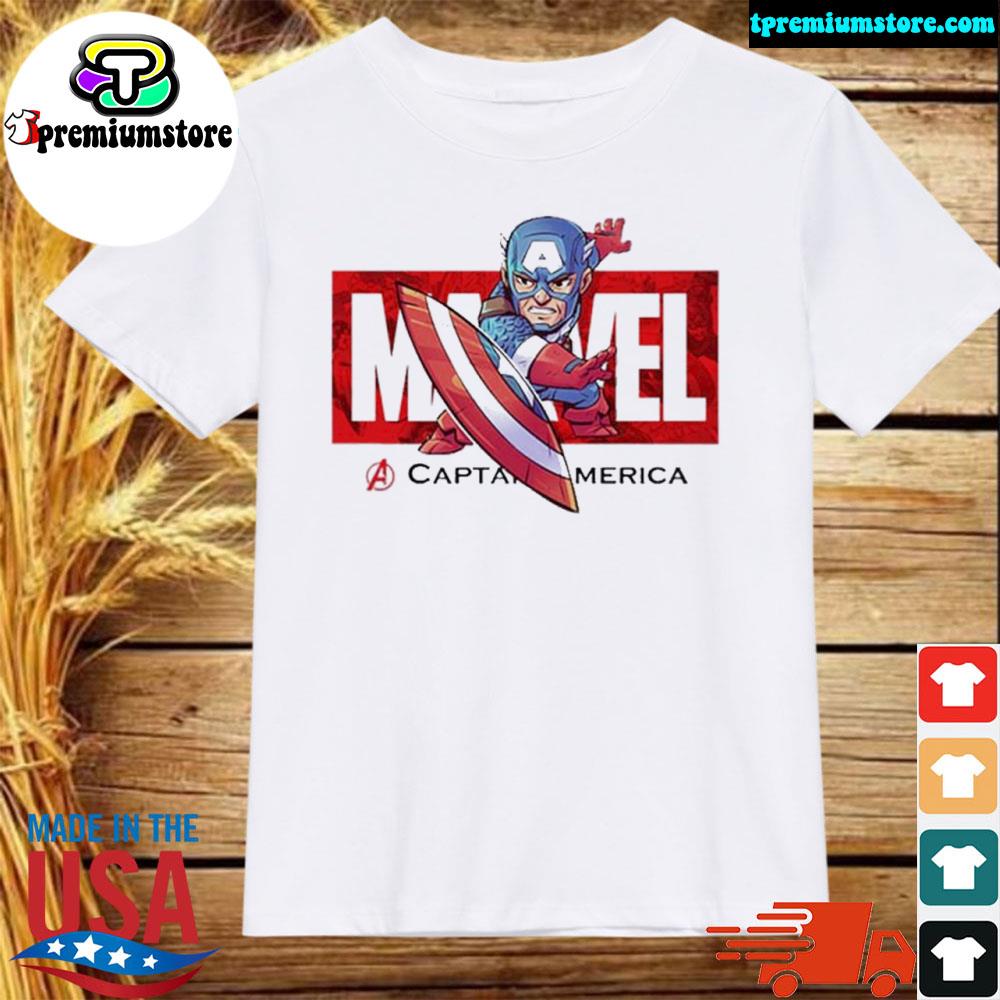 Official red Captain America T-Shirt