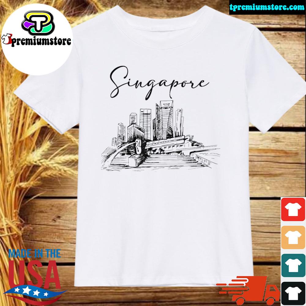 Official singapore Skyline Singapore Traveling Girls Trip Singapore T-Shirt