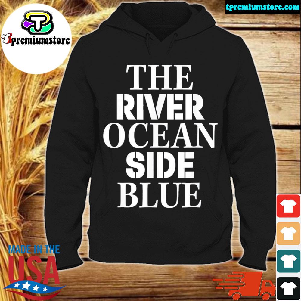 Official the river ocean side blue s hodie-black