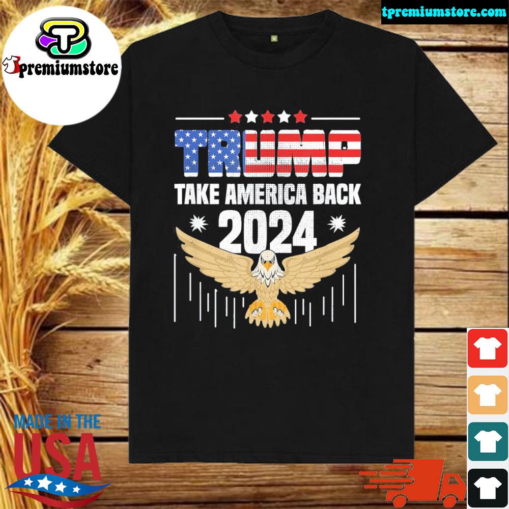 Official trump 2024 flag take America back Trump 2024 shirt