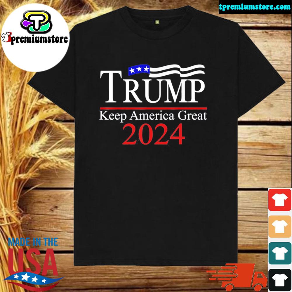 Official trump 2024 keep America great usa flag shirt