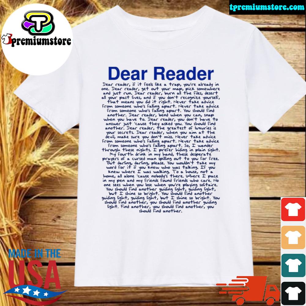 Official ts taylor swft midnights dear reader entire song shirt