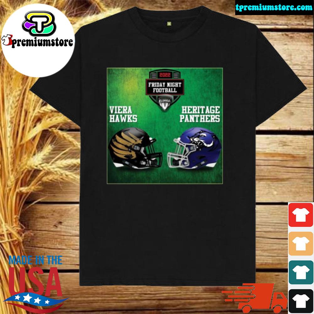 Official viera Hawks vs Heritage Panthers 2022 Friday Night Football shirt