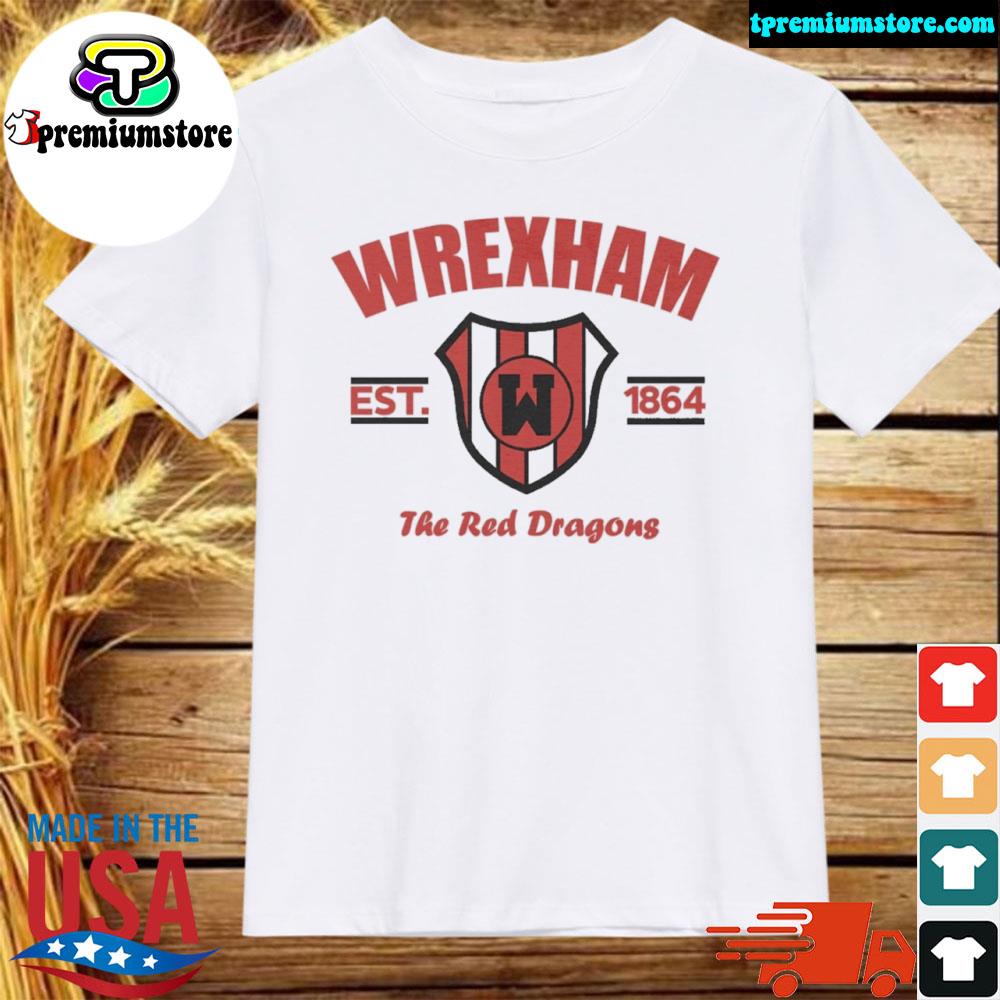 Official wrexham the red dragon 2022 shirt