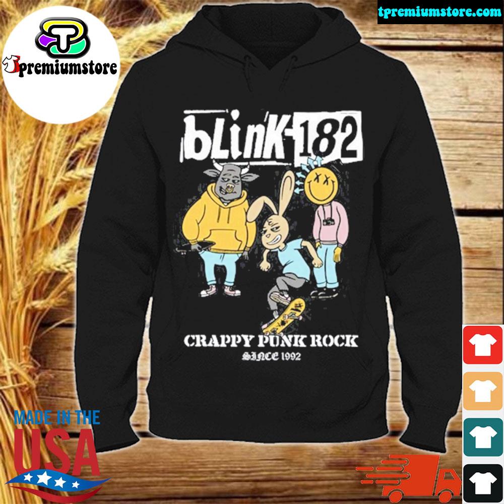 Official blink-182 Crappy Punk Rock Shirt hodie-black