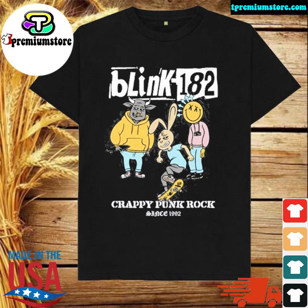 Official blink-182 Crappy Punk Rock Shirt