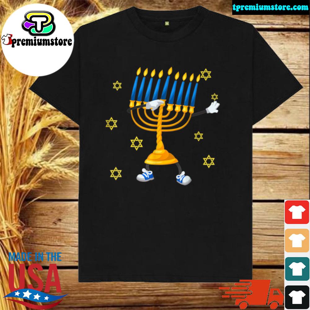 Official dabbing Menorah Hanukkah Jewish Chanukah Jewish Christmas T Shirt