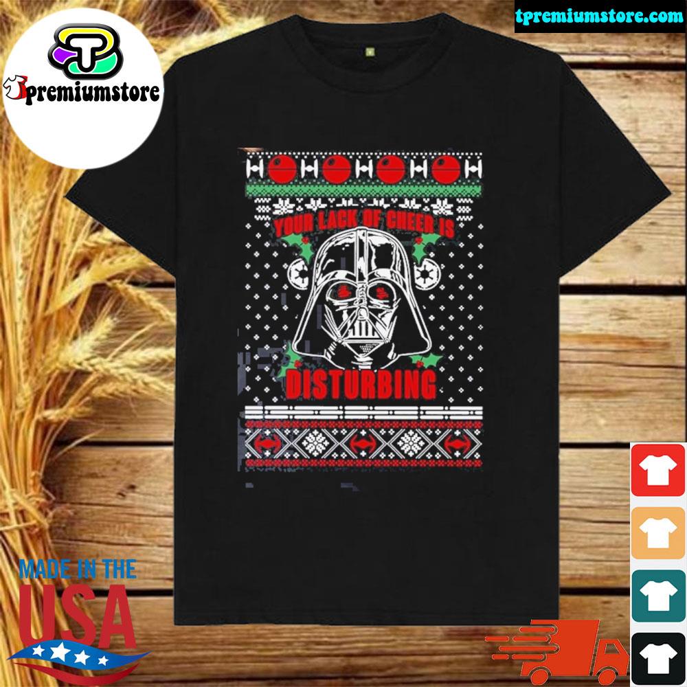 Official darth Vader Christmas Sweater Lack Of Cheer Ugly Sweater