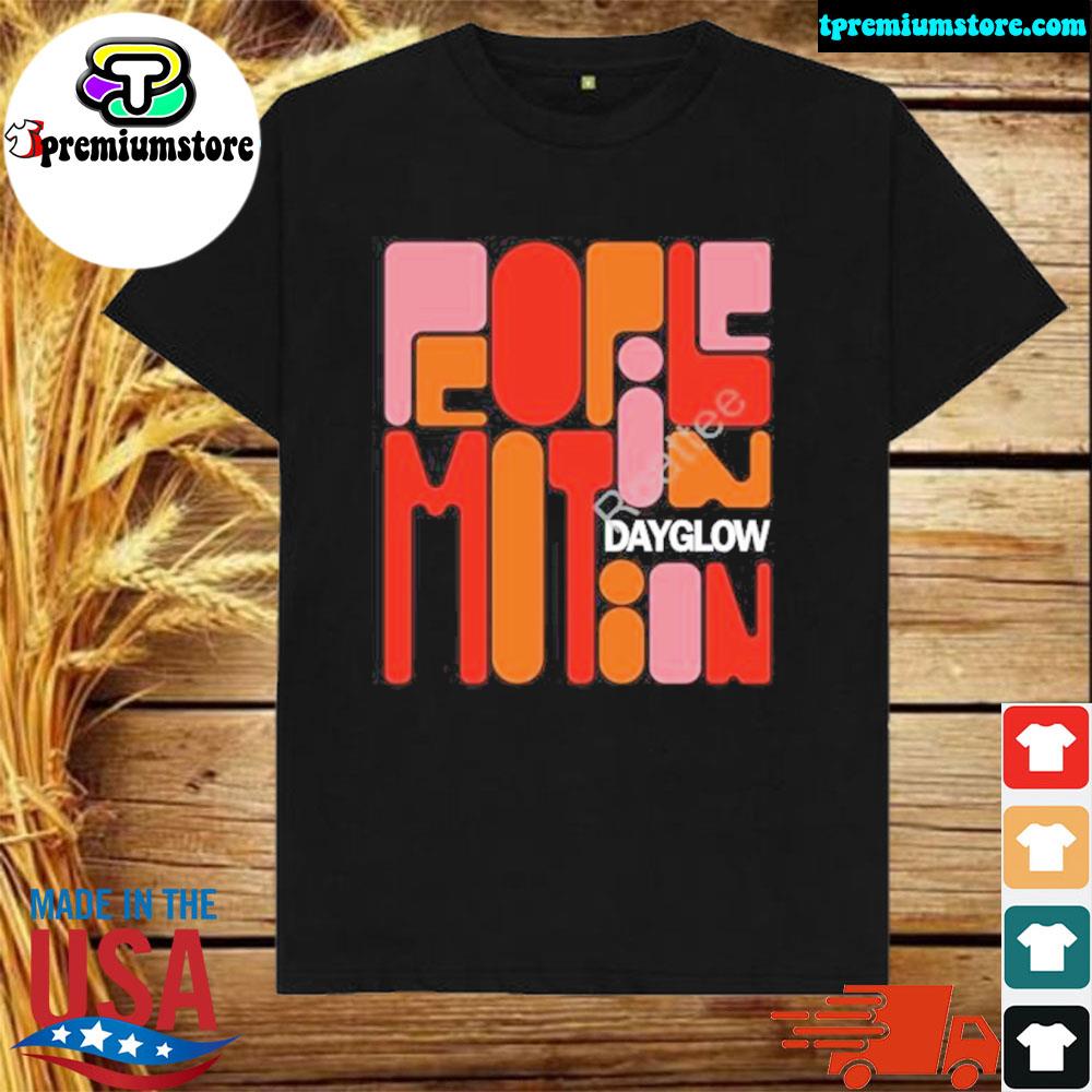 Official dayglow band merch pop art motion shirt