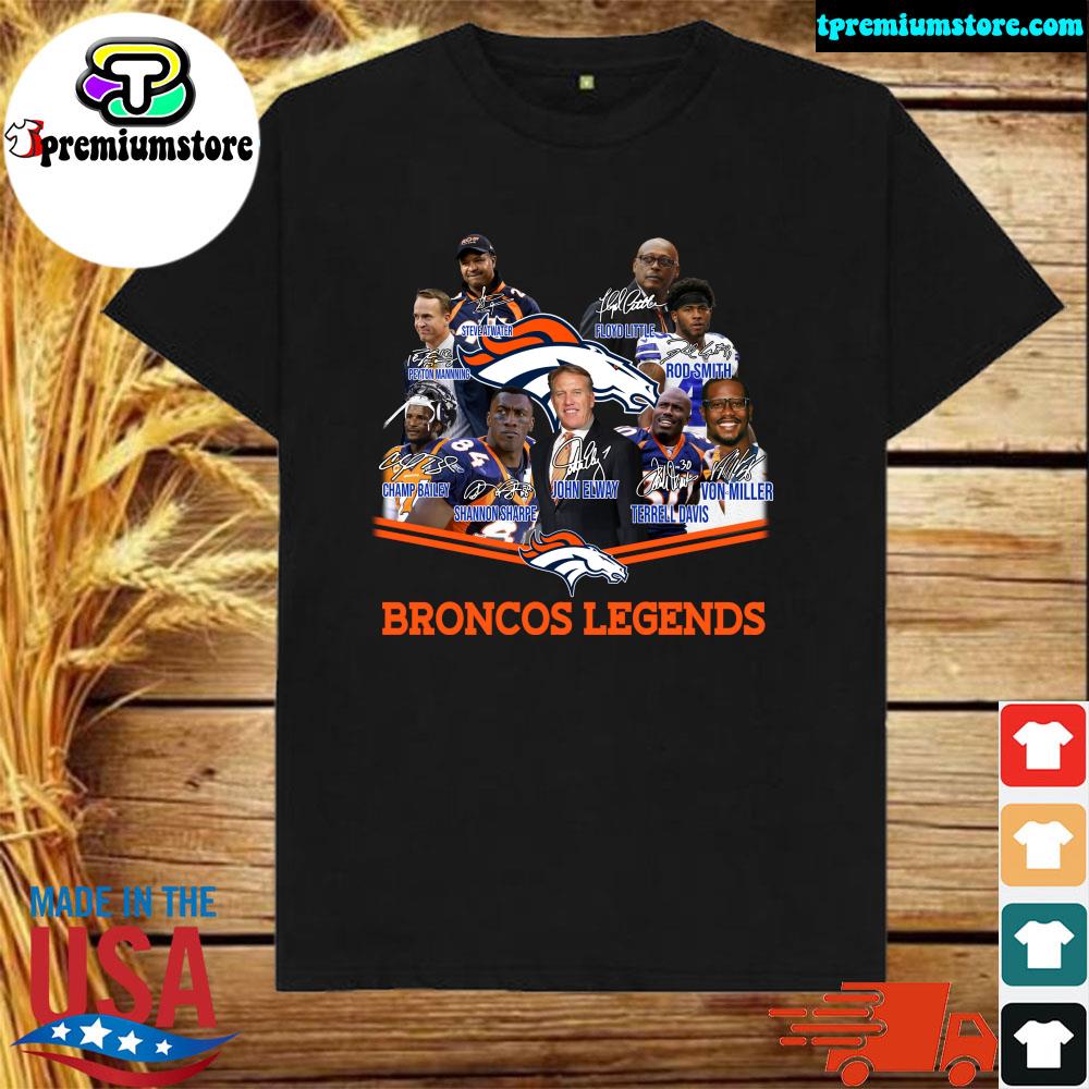 Official denver Broncos Legends Signature Shirt