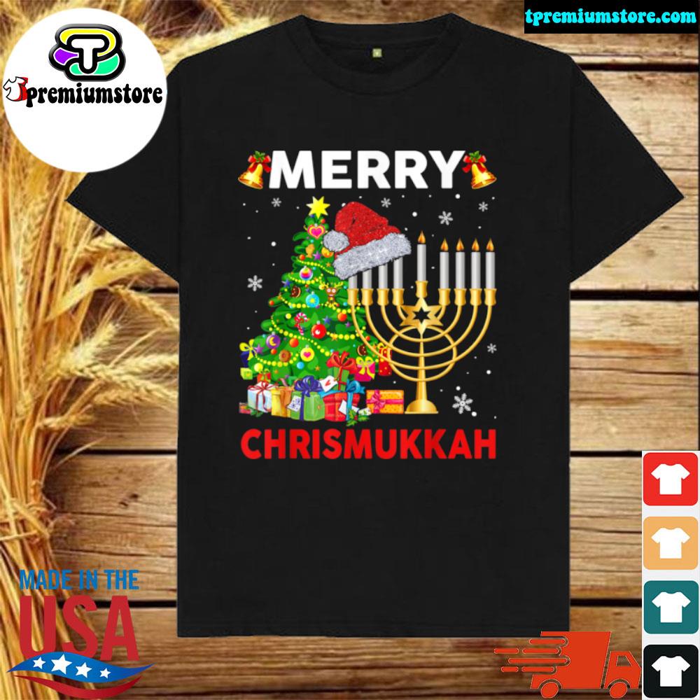 Official hanukkah Jewish Merry Christmas Chrismukkah Ugly Sweater T Shirt