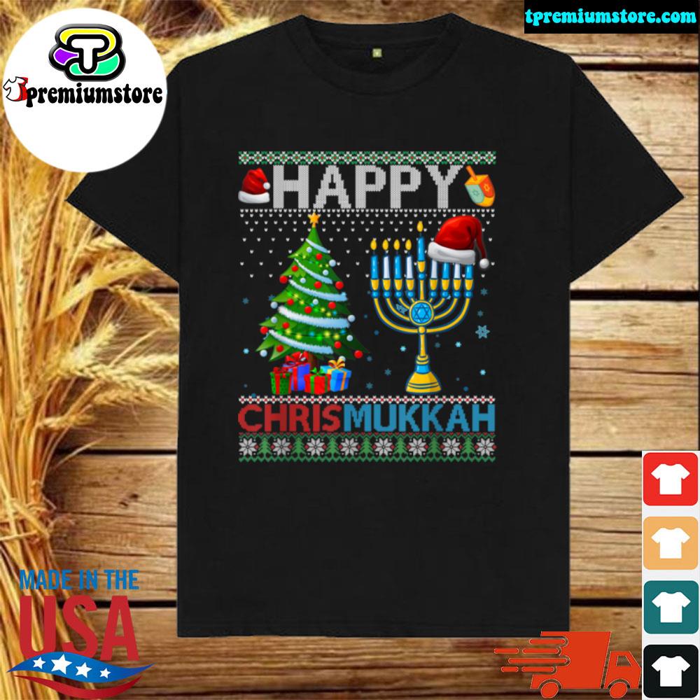 Official happy Chrismukkah Jewish Christmas Hanukkah Chanukah T Shirt