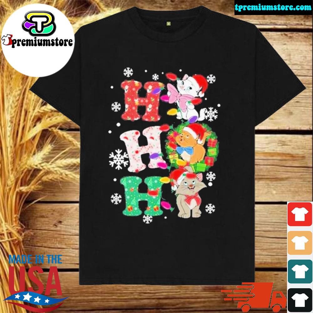 Official ho Ho Ho Disney Cute Cat Christmas 2022 Sweater